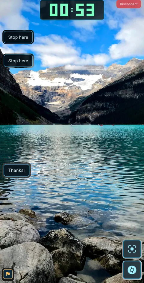 Requests to pause at a breathtaking spot reach you instantly.
